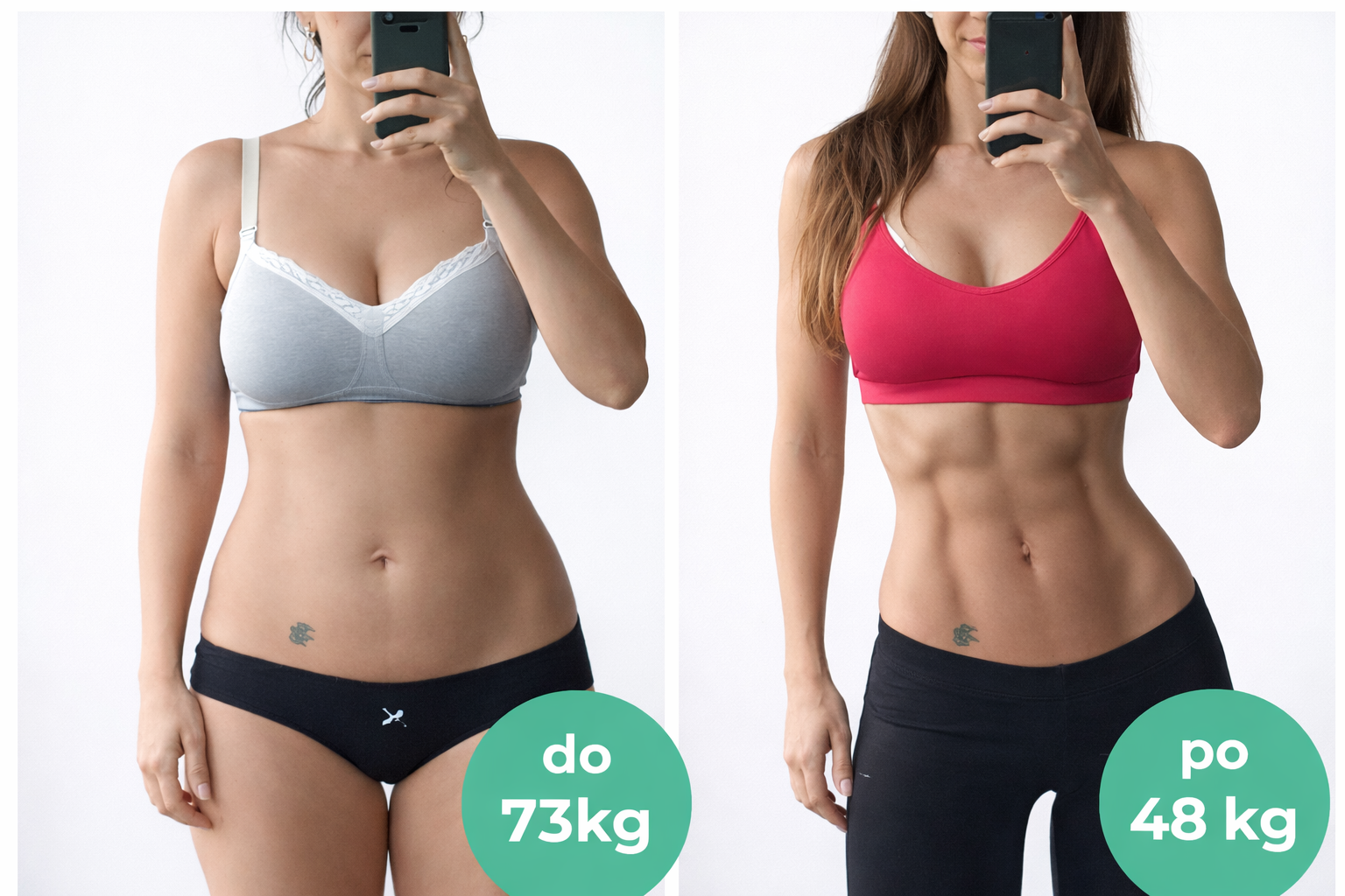 Núria: antes y después